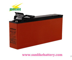 China Manufacturer 12v125ah Front Terminal Access Battery For Telecom