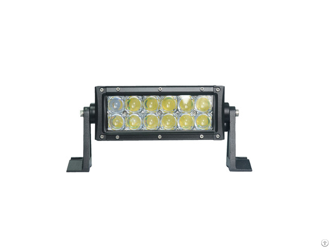 36w 7inch 5d Spot Lens Dual Row Led Light Bar Ip68 Waterproof For Jeep Offroad All 12v 24v Cars