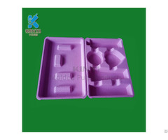 Hot Sell Food Grade Molded Pulp Cosmetic Tray Packaging
