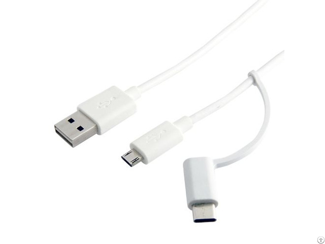 Usb Am To Micro B Type C Reversible Cable