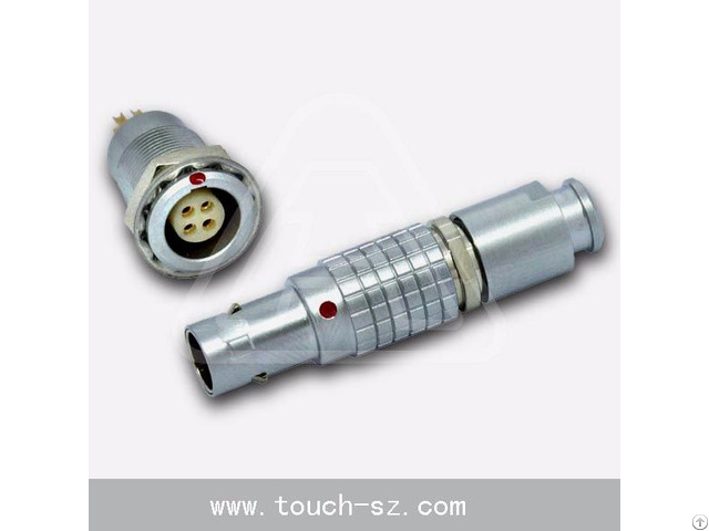 Touch 4pin Straight Plug Fgg 0b 304 Connector For Ul61010 Equipment