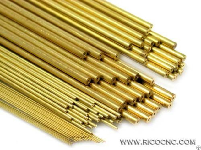 Single Hole Tubing Edm Brass Tube Electrode Channel