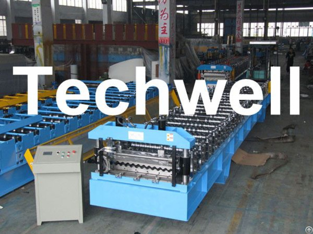 Color Steel Standing Seam Roll Forming Machine Exported To Ghana Tw 33 300