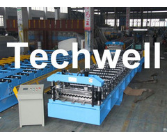Color Steel Standing Seam Roll Forming Machine Exported To Ghana Tw 33 300