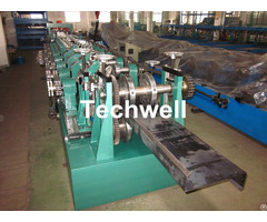 Cz Purlin Roll Forming Machine With Plc Control System