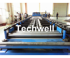 Galvanized Steel Silo Corrugation Machine With 18 Forming Stations