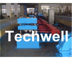 Seven Rollers Leveling Expressway Highway Guardrail Roll Forming Machine For Crash Barrier Tw W312