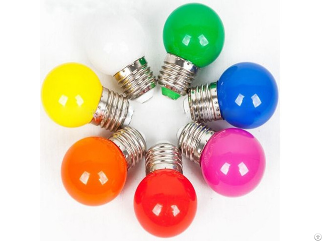 Whole Sale Price Led G45 Pc Material Color Bulb For Decoration