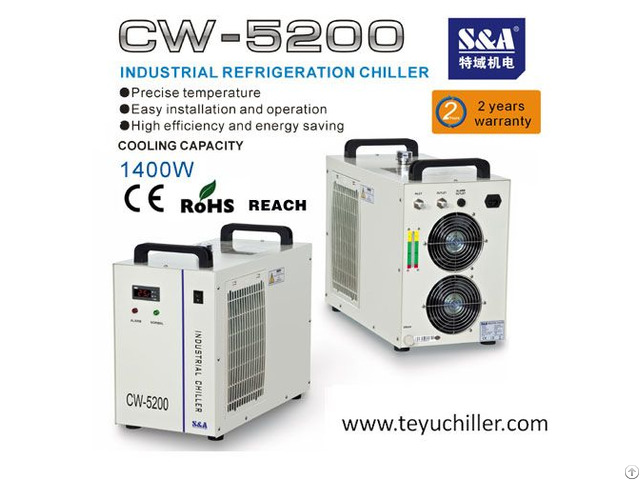 S And A Air Cooled Chiller Cw 5200 For Cnc Vertical Machine Center
