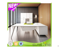 New Modern White Office Executive Desk Zs M2090