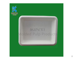 Custom Disposable Wet Pressing Food Packaging Paper Trays