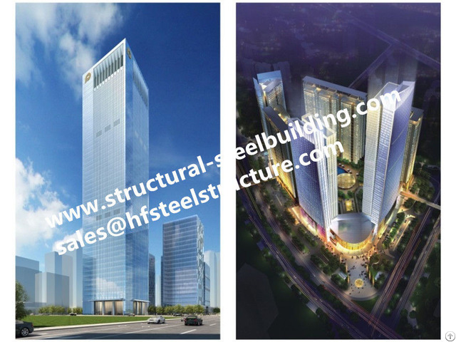 Pre Engineered Multi Storey Steel Buildings And Prefabricated High Rise Structure China Builder