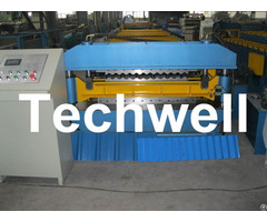Big Wave Corrugated Roof Roll Machine Galvanised With 18 Forming Station
