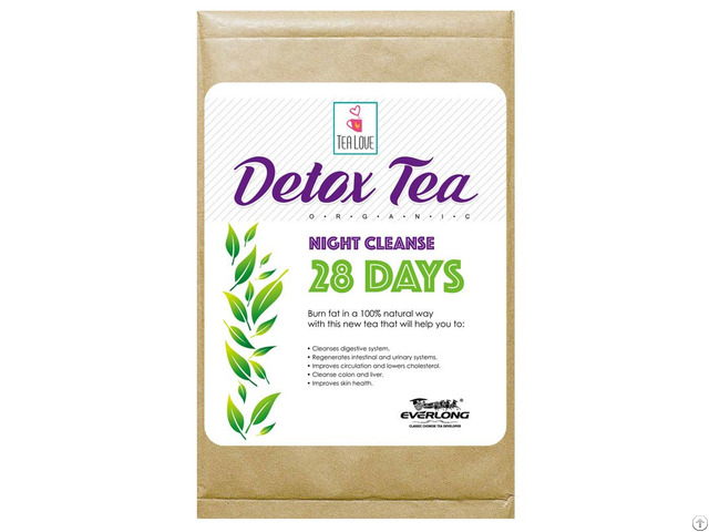 100 Percent Organic Herbal Detox Tea Slimming Weight Loss Night Cleanse 14 Day