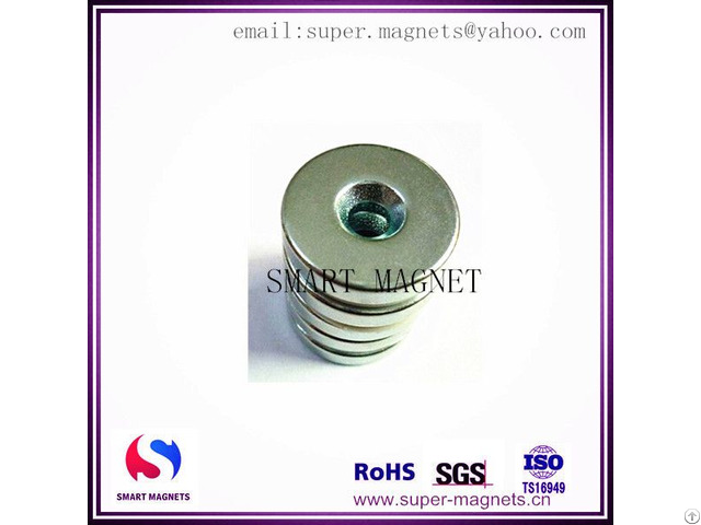 Countersink Disc Permanent Magnet