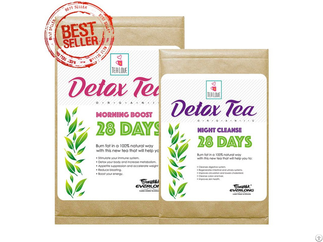 100 Percent Organic Herbal Detox Tea Slimming Weight Loss 28 Day Program