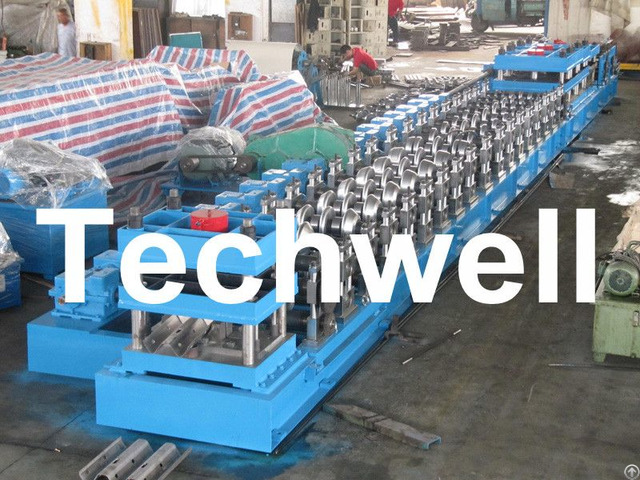 W Beam Guardrail Forming Machine For Crash Barrier