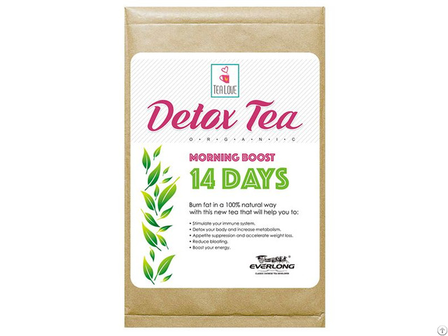 100 Percent Organic Herbal Detox Slimming Weight Loss Tea Morning Boost 14 Day