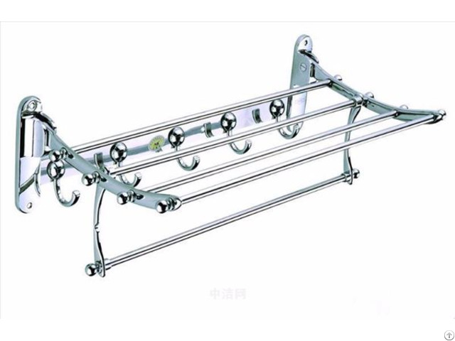 Light Anodization Wall Mounted Stainless Steel Bathroom Towel Rack