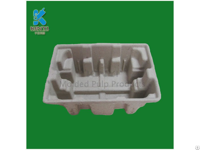 Paper Pulp Mold Process Electronic Packaging Tray Eco Friendly