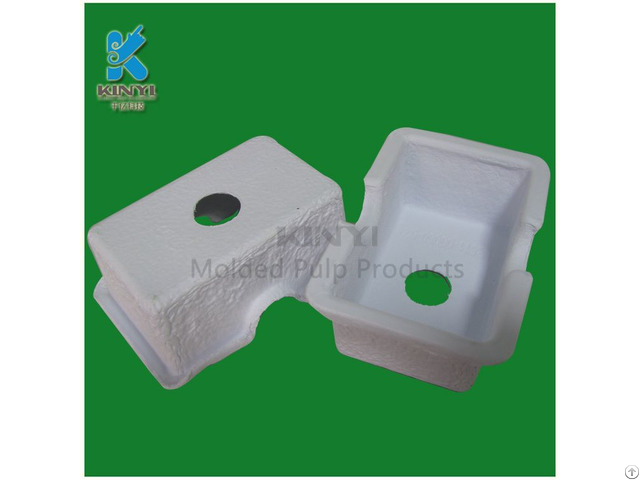 100 Percent Biodegradable Paper Pulp Mold High Quality Electronic Packaging Tray