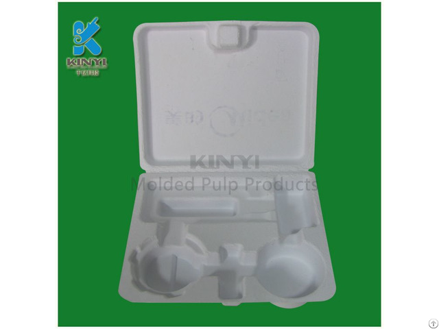 Electronic Protective Packaging Box Bagasse Pulp Mold Environmental And Biodegradable