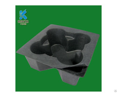 Bagasse Pulp Mold Electronic Inner Packaging Tray Eco Friendly