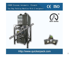 Triangle Nylon Bag Packing Machine With Thread And Tag