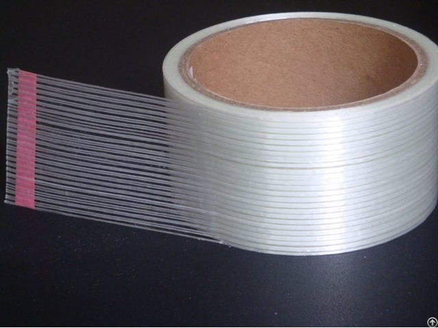 Transparent 0 14mm Strong Bonding High Tensile Strength Mono Directional Filament Strapping Tape