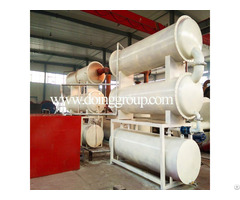 Fully Continuous Waste Tyre Plastic Rubber Into Fuel Oil Pyrolysis Plant