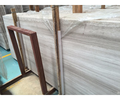 Chinese White Wooden Marble Tile And Slab