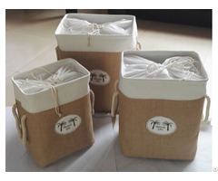 Sell Cotton Fabric Laundry Bag 5