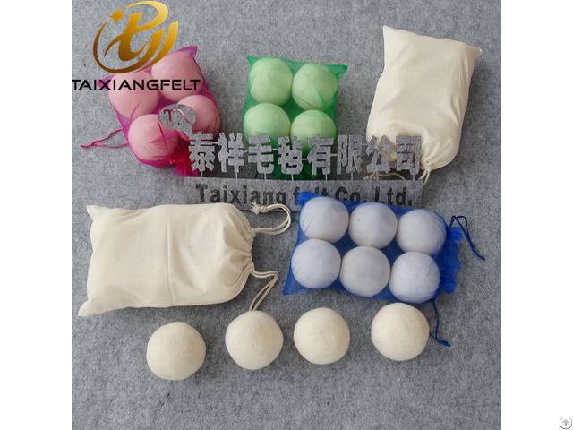 70mm 73mm 75mm Customized Wool Dryer Balls