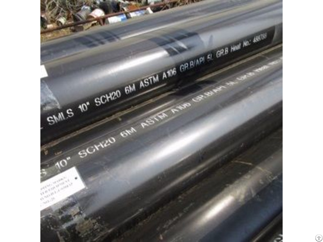 Smls Carbon Steel Pipe Be 6m 10 Inch Sch 20