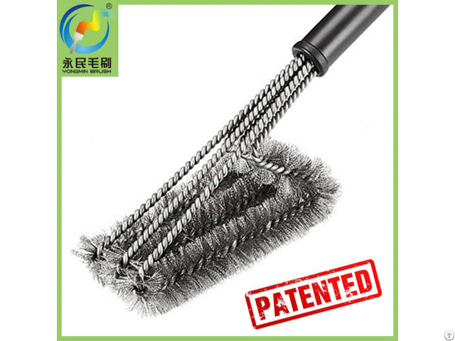 Patented Barbeque Grill Cleaning Brush