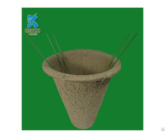 Customized New Style Paper Flower Pots And Pulp Mini Plant Pot