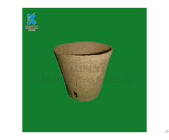 Recycled Dry Press Molded Pulp Flower Pot