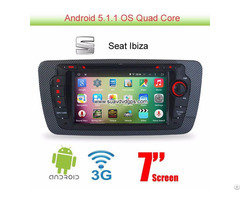 Seat Ibiza Android 5 1 Car Radio Wifi 3g Dvd Gps Apple Carplay Dab