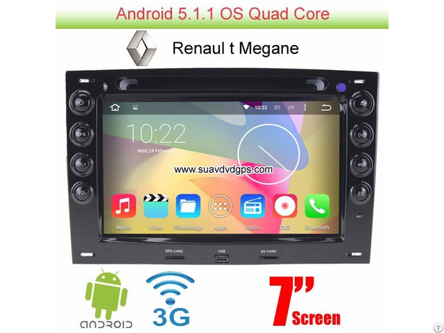 Renault Megane Android 5 1 Car Radio Wifi 3g Dvd Player Gps Multimedia