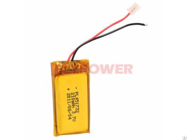 Rechageable Battery Pack3 7v 210mah