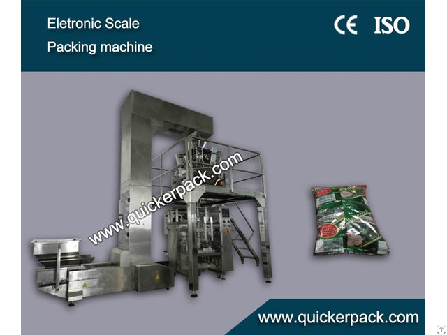 Highly Precise Chips Packaging Machine With 10 Electric Scales Filler