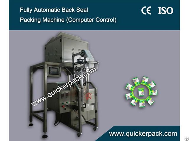 Back Seal Salt Sugar Packing Machine Fully Automatic