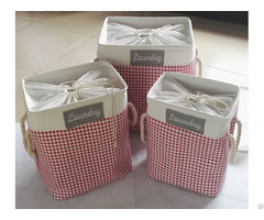 Sell Cotton Laundry Basket 1