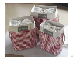 Sell Eva Cotton Fabric Laundry Basket 4