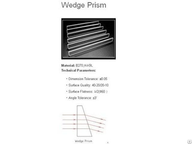 Wedge Prism