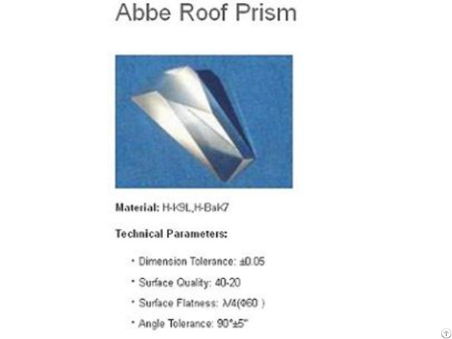 Abbe Roof Prism