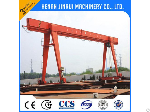 China 5ton On The Rail Moving Gantry Crane