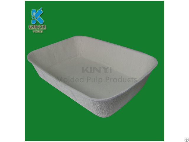 Disposable Yellow Pulp Plant Pots Tray