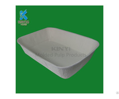 Disposable Yellow Pulp Plant Pots Tray