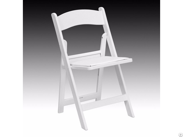 White Resin Folding Chair For Wedding